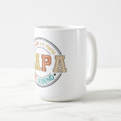 PAPA：男、神話、伝説 コーヒーマグカップ (正面右)