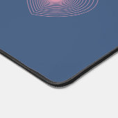 Papa、誘導灯(放射) デスクマット (コーナー)