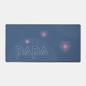 Papa、誘導灯（放射） デスクマット (正面)