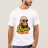 Papa 100% fun tシャツ (正面)