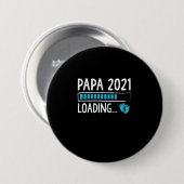 Papa 2021妊娠告知の読み込み 缶バッジ (正面&裏面)