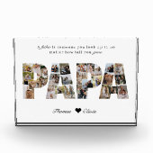 Papa 28 Photo Collage Keepsake for Photo Collageパパ フォトブロック (正面)