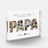 Papa 28 Photo Collage Keepsake for Photo Collageパパ フォトブロック (左)