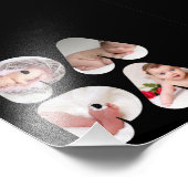 PAPA 4 x Photo Collage Gift For Fatersパパ フォトプリント (角)