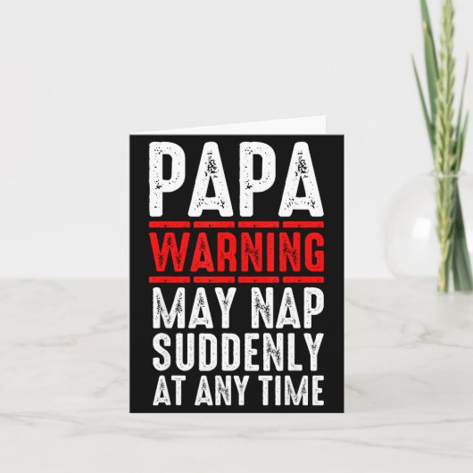 Papa Art For Grandpa From Grandkids Father's Day P カード (正面)