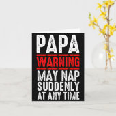 Papa Art For Grandpa From Grandkids Father's Day P カード (黄色い花)