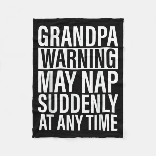 Papa Art For Grandpa From Grandkids Father's Day P フリースブランケット (正面)