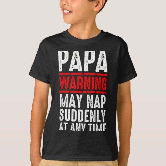 Papa Art For Grandpa From Grandkids Father's Day P Tシャツ (正面)