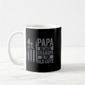 Papa Art For Grandpa Men From Grandkids Granddaugh コーヒーマグカップ (左)