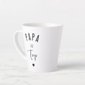PAPA AU TOP カフェラテマグ (左アングル)