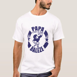 papa_baleze_muscle_bodybuilder_logo tシャツ