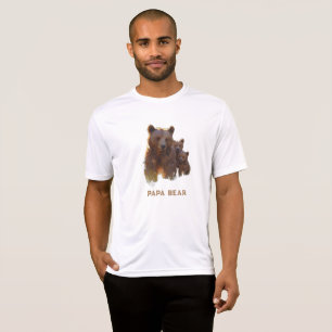 *~* PAPA BEARオリジナル父の日の贈り物AP86キューブ Tシャツ
