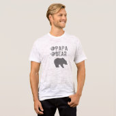 Papa bearハッシュタグTシャツ Tシャツ (正面フル)