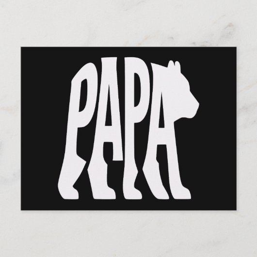 Papa Bear  シーズンポストカード (正面)