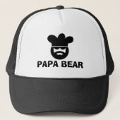 Papa bear BBQ hat 男性へ キャップ (正面)