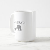 "Papa Bear" Bear Fishing with Cub Coffee Mug コーヒーマグカップ (正面左)