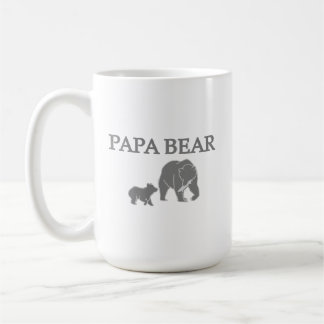 "Papa Bear" Bear Fishing with Cub Coffee Mug コーヒーマグカップ
