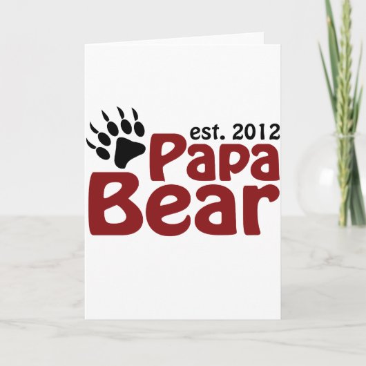 papa bear claw 2012 シーズンカード (正面)