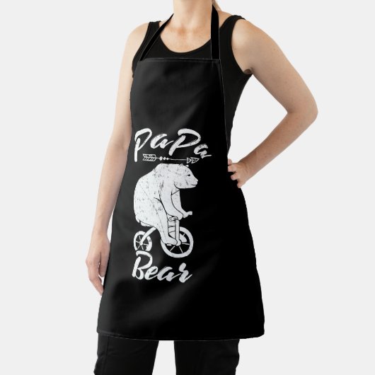 Papa Bear Cool Design エプロン (インサイチュ)