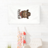 Papa Bear Cowboy Bear Patriotic Vintage Vector Des 横断幕 (インサイチュ)