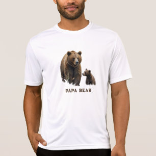 *~* PAPA BEAR CUB父の日の贈り物AP86 Tシャツ
