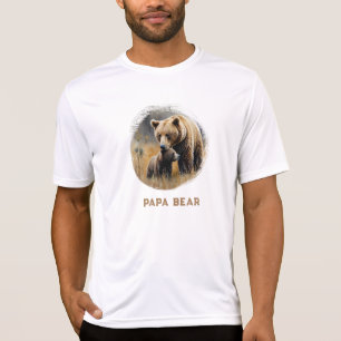 *~* PAPA BEAR CUBSオリジナル父の日の贈り物AP86 Tシャツ
