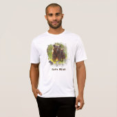 *~* PAPA BEAR CUBS Father's Day Gift AP86 アート Tシャツ (正面フル)