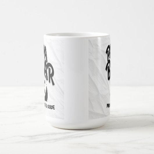Papa Bear Mug – Protector & Guide Panda Design  モーフィングマグカップ (中央)