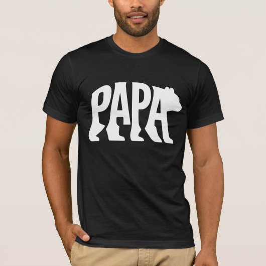 Papa Bear  Tシャツ (正面)