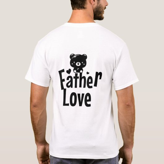 Papa Bear T-Shirt – Protector & Guide | Cute Panda Tシャツ (裏面)