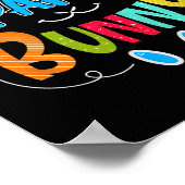 Papa Bunny Premium Tri-blend  ポスター (角)