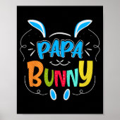 Papa Bunny Premium Tri-blend  ポスター (正面)