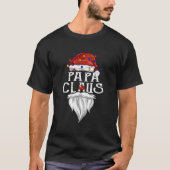 Papa Claus Beard Papa Claus Tシャツ (正面)