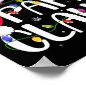 Papa Claus Christmas Family Matching Dad Daddy Xma ポスター (角)