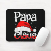 Papa Claus Christmas Family Matching Pajamas Dad D マウスパッド (マウス)