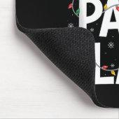 Papa Claus Christmas Lights Matching Family Santa  マウスパッド (コーナー)