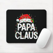 Papa Claus Christmas Lights Matching Family Santa  マウスパッド (マウス)