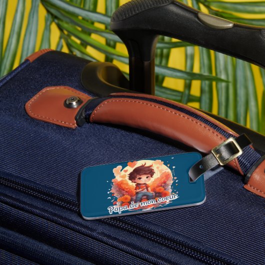 Papa de mon coeur ラゲッジタグ (正面インサイチュ3)