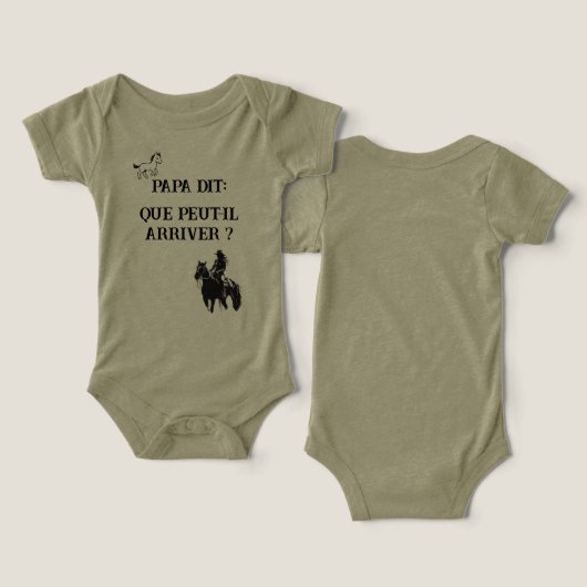 Papa dit: Que peut-il arriver? (デザイン正面&裏面)