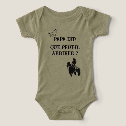 Papa dit: Que peut-il arriver? (デザイン正面)