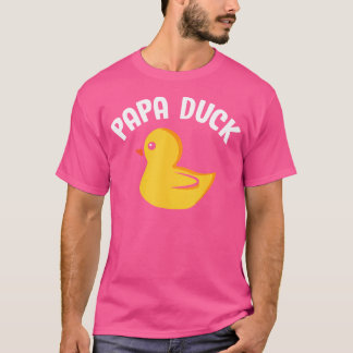 Papa Duck Funny Duck Lover Duck Hunting Father'S D Tシャツ