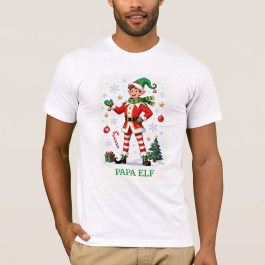 Papa Elf: Certified Holiday Legend Tシャツ (正面)
