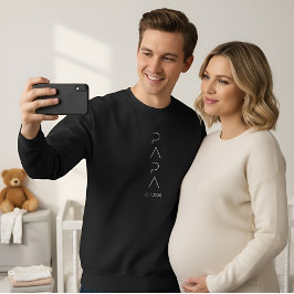 Papa Est 2026 Shirt | New Father Gift | Dad to be スウェットシャツ