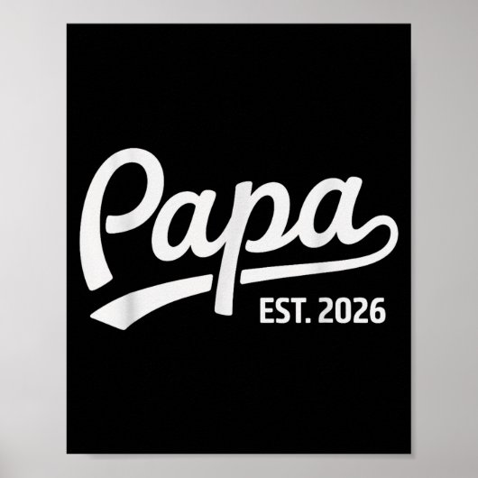 Papa est retro papa since 2026 first time dad  ポスター (正面)