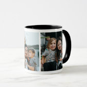 Papa Ever 最高の 2-Photo Collage & カスタムMessage マグカップ (正面右)