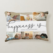 Papa Happiness is 6 Photo Collage アクセントクッション (正面)