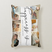 Papa Happiness is 6 Photo Collage アクセントクッション (正面(垂直))