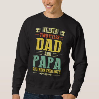 Papa I男性へは2タイトルパパとPapa 2022 スウェットシャツ