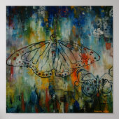 Papa & I Butterfly Canvas Print ポスター (正面)