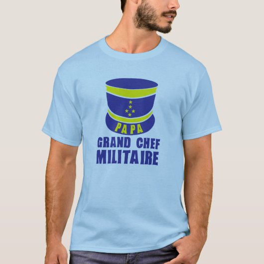 papa_kepi_chef_militaire_1 tシャツ (正面)